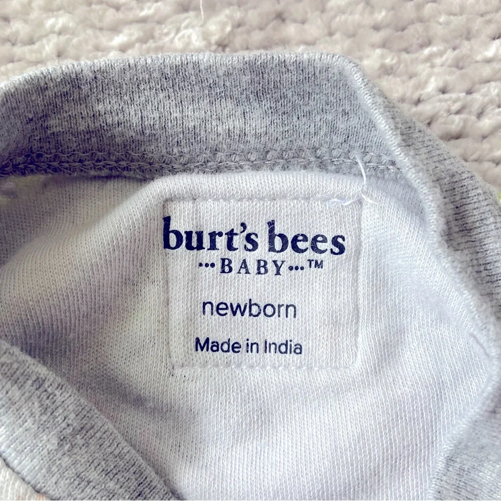 Burt’s‎ Bees Baby Halloween Zip Sleeper Newborn Frankenstein Organic Cotton
